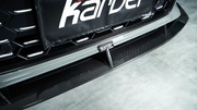 KARBEL CARBON DRY CARBON FIBER FRONT LIP VER.2 FOR AUDI S5 & A5 S LINE 2020-ON B9.5