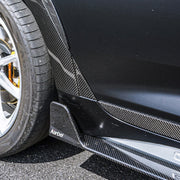 KARBEL CARBON CARBON FIBER SIDE SKIRTS FOR AUDI A6 ALLROAD C8 2020+