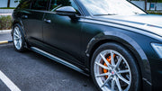 KARBEL CARBON CARBON FIBER SIDE SKIRTS FOR AUDI A6 ALLROAD C8 2020+