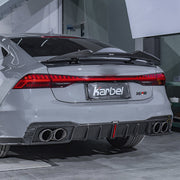 KARBEL CARBON CARBON FIBER REAR DIFFUSER VER.2 FOR AUDI S7 & A7 S LINE  2019+ C8