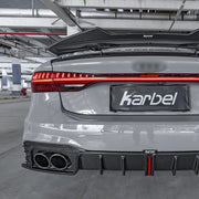 KARBEL CARBON CARBON FIBER REAR DIFFUSER VER.2 FOR AUDI S7 & A7 S LINE  2019+ C8