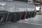 KARBEL CARBON CARBON FIBER REAR DIFFUSER VER.2 FOR AUDI S7 & A7 S LINE  2019+ C8