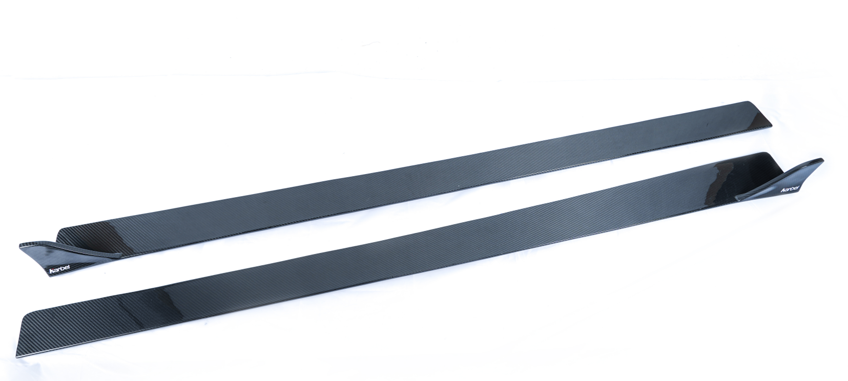KARBEL CARBON CARBON FIBER SIDE SKIRTS FOR AUDI S6 & A6 S-LINE & A6 AVANT & A6 2016-2018 C7.5