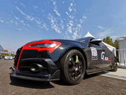 KARBEL CARBON CARBON SIDE SKIRTS for AUDI S6 & A6 S-LINE & A6 AVANT & A6 2016 - 2018 C7.5 FACELIFT