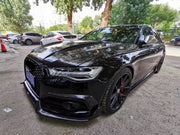 KARBEL CARBON CARBON SIDE SKIRTS for AUDI S6 & A6 S-LINE & A6 AVANT & A6 2016 - 2018 C7.5 FACELIFT