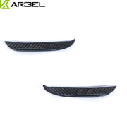 KARBEL CARBON DRY CARBON FIBER FRONT BUMPER CANARDS FOR AUDI S4 & A4 S LINE 2017 - 2018 B9