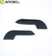 KARBEL CARBON DRY CARBON FIBER FRONT BUMPER CANARDS FOR AUDI S4 & A4 S LINE 2019 B9