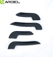 KARBEL CARBON DRY CARBON FIBER FRONT BUMPER CANARDS FOR AUDI S4 & A4 S LINE 2019 B9