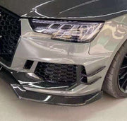 KARBEL CARBON DRY CARBON FIBER FRONT BUMPER CANARDS FOR AUDI S4 & A4 S LINE 2019 B9