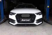 KARBEL CARBON DRY CARBON FIBER FRONT BUMPER UPPER VALENCES FOR AUDI S4 & A4 S LINE 2017-2018 B9