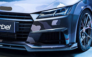KARBEL CARBON DRY CARBON FIBER FRONT BUMPER UPPER VALENCES FOR AUDI TTS & TT S-LINE 2015-2019