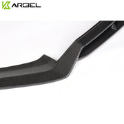 KARBEL CARBON DRY CARBON FIBER FRONT LIP VER.1 FOR AUDI S4 & A4 S LINE 2017 - 2018 B9