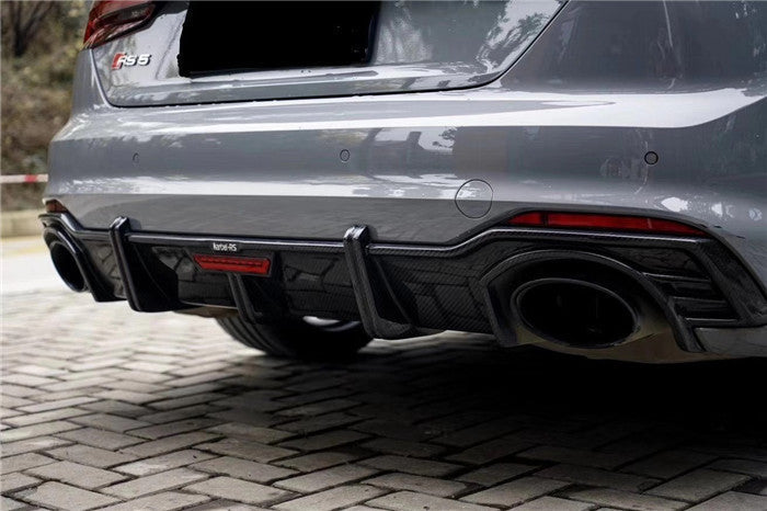 KARBEL DRY CARBON FIBER REAR DIFFUSER FOR AUDI RS5 B9 2017 - 2019