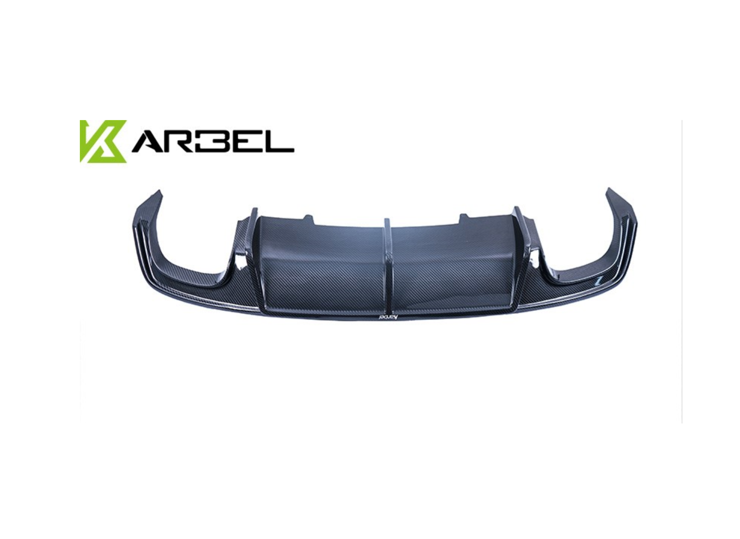 KARBEL CARBON DRY CARBON FIBER REAR DIFFUSER VER.1 FOR AUDI A5 S LINE & S5 2012-2016 B8.5