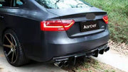 KARBEL CARBON DRY CARBON FIBER REAR DIFFUSER FOR AUDI A5 2012-2016 B8.5