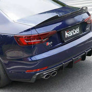 KARBEL CARBON DRY CARBON FIBER REAR DIFFUSER FOR AUDI S4 & A4 S LINE 2017 - 2019 B9
