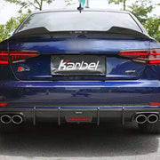 KARBEL CARBON DRY CARBON FIBER REAR DIFFUSER FOR AUDI S4 & A4 S LINE 2017 - 2019 B9
