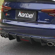 KARBEL CARBON DRY CARBON FIBER REAR DIFFUSER FOR AUDI S4 & A4 S LINE 2017 - 2019 B9