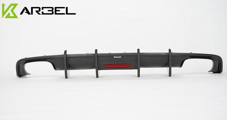 KARBEL CARBON DRY CARBON FIBER REAR DIFFUSER FOR AUDI S5 & A5 S LINE 2017-2019 B9