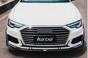 KARBEL CARBON DRY CARBON FIBER FRONT LIP FOR AUDI S6 & A6 S-LINE & A6 AVANT 2019-ON C8