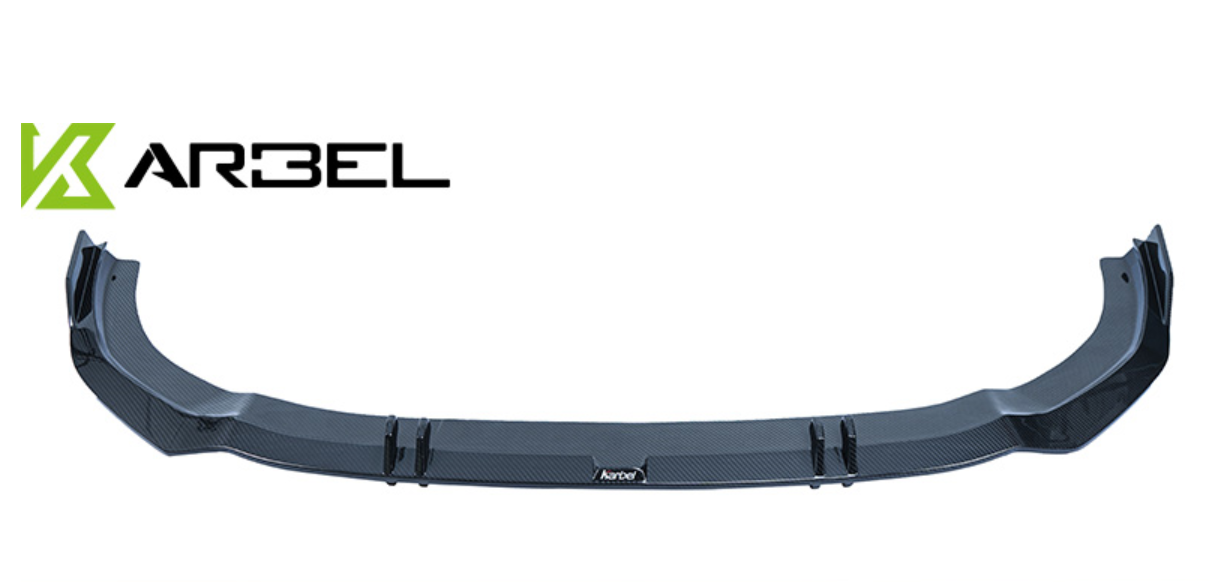 KARBEL CARBON DRY CARBON FIBER FRONT LIP FOR AUDI S6 & A6 S-LINE & A6 AVANT 2019-ON C8
