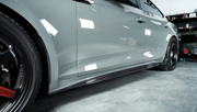 KARBEL CARBON DRY CARBON FIBER SIDE SKIRTS FOR AUDI S5 & A5 & A5 S LINE 2020-ON B9.5 4 DOOR SEDAN & 2 DOOR COUPE