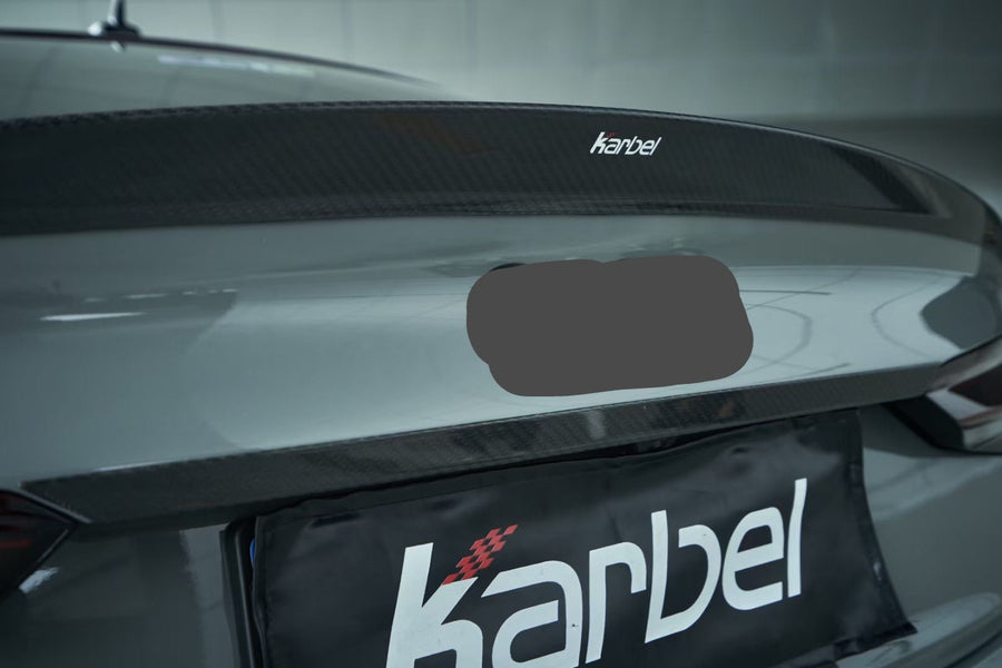 Buy Now KARBEL CARBON DRY CARBON TRUNK LID REAR TRIM for AUDI A5 S5 A5 S LINE 2020 - 2024 F5.5 B9.5 and upgrade car parts from SIR Tuning at the Best Price. Headlights, Tail lights, Bodykits, Navigations, Wheels & Rims and more - Fast & Free Shipping within Europe, US & Worldwide.
