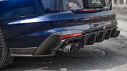 KARBEL CARBON DRY CARBON REAR DIFFUSER with BRAKE LIGHT for AUDI S4 B9.5 2020+