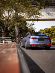 KARBEL CARBON DRY CARBON REAR DIFFUSER with BRAKE LIGHT for AUDI S4 B9.5 2020+