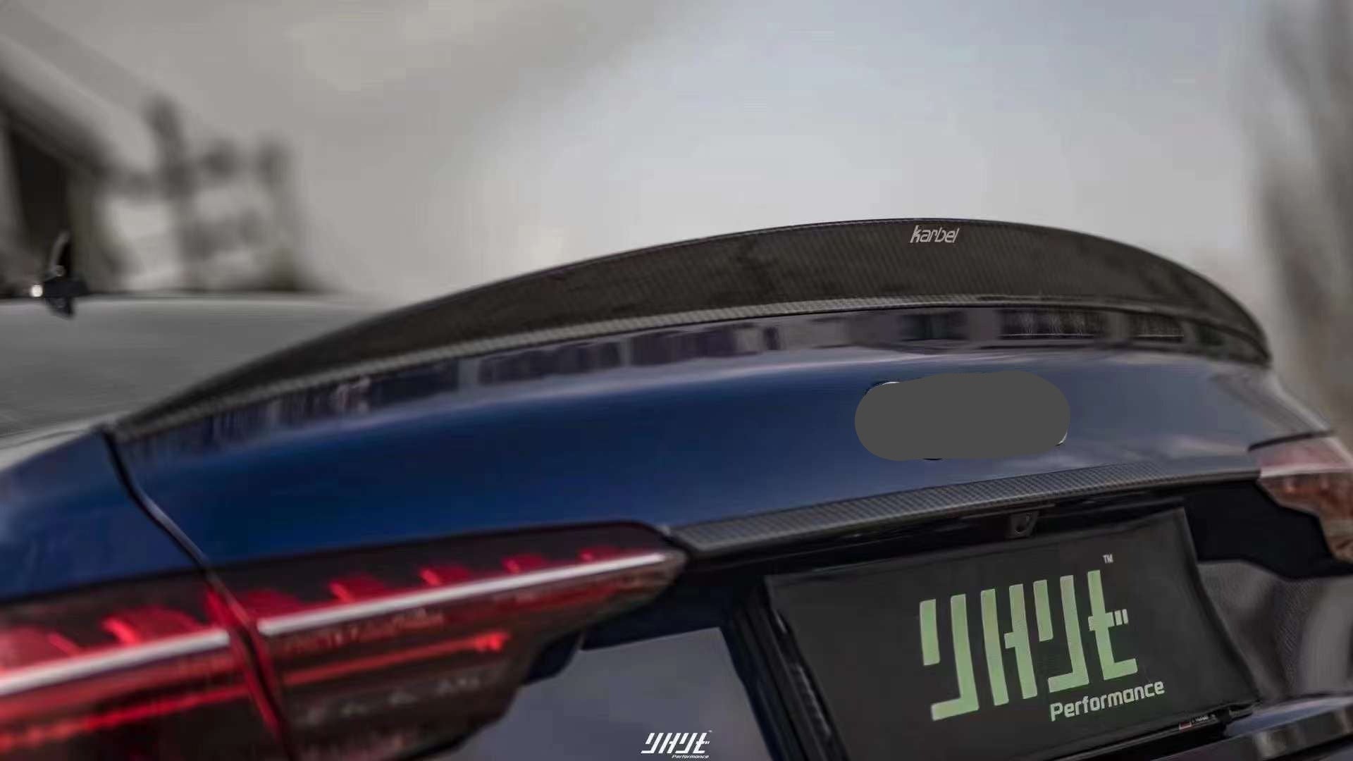 KARBEL CARBON DRY CARBON FIBER REAR SPOILER VER.2 FOR AUDI S4 & A4 S LINE 2017-ON B9 B9.5