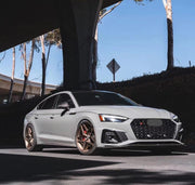 KARBEL CARBON DRY CARBON FIBER FRONT LIP VER.1 FOR AUDI S5 & A5 S LINE 2020-ON B9.5