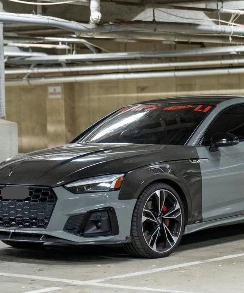 Buy Now KARBEL CARBON DRY CARBON FRONT FENDERS for AUDI S5 A5 S LINE 2017+ F5 F5.5 B9 B9.5 and upgrade car parts from SIR Tuning at the Best Price. Headlights, Tail lights, Bodykits, Navigations, car parts and more - Fast & Free Shipping within Europe, US & Worldwide.