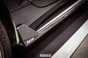 KARBEL CARBON FIBER SIDE SKIRTS FOR AUDI AUDI RS5 & S5 & A5 B9 2017 - 2019 SEDAN & COUPE