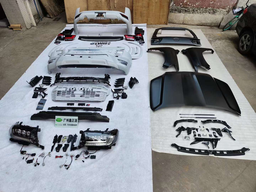 Buy Now CONVERSION BODY KIT for TOYOTA LAND CRUISER 200 to LC300 GR STYLE and upgrade car parts from SIR Tuning at the Best Price. Headlights, Tail lights, Bodykits, Navigations, body kit and more - Fast & Free Shipping within Europe, US & Worldwide.