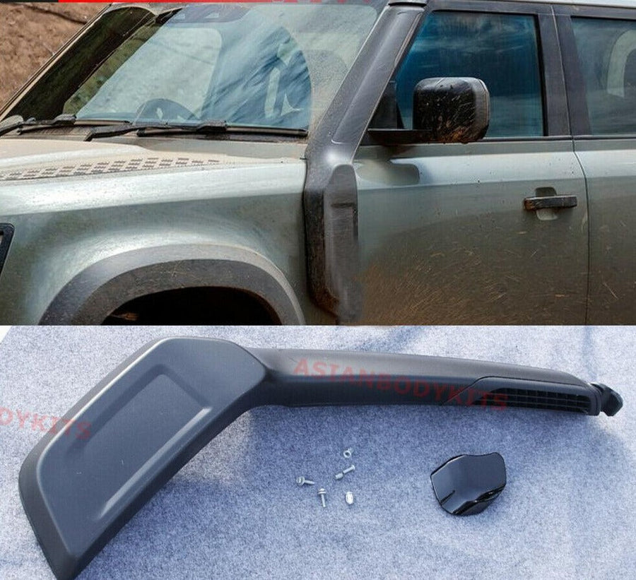 Buy Now LEFT SIDE SNORKEL for LAND ROVER DEFENDER L663 2020+ and upgrade car parts from SIR Tuning at the Best Price. Headlights, Tail lights, Bodykits, Navigations, Carbon body kit and more - Fast & Free Shipping within Europe, US & Worldwide.