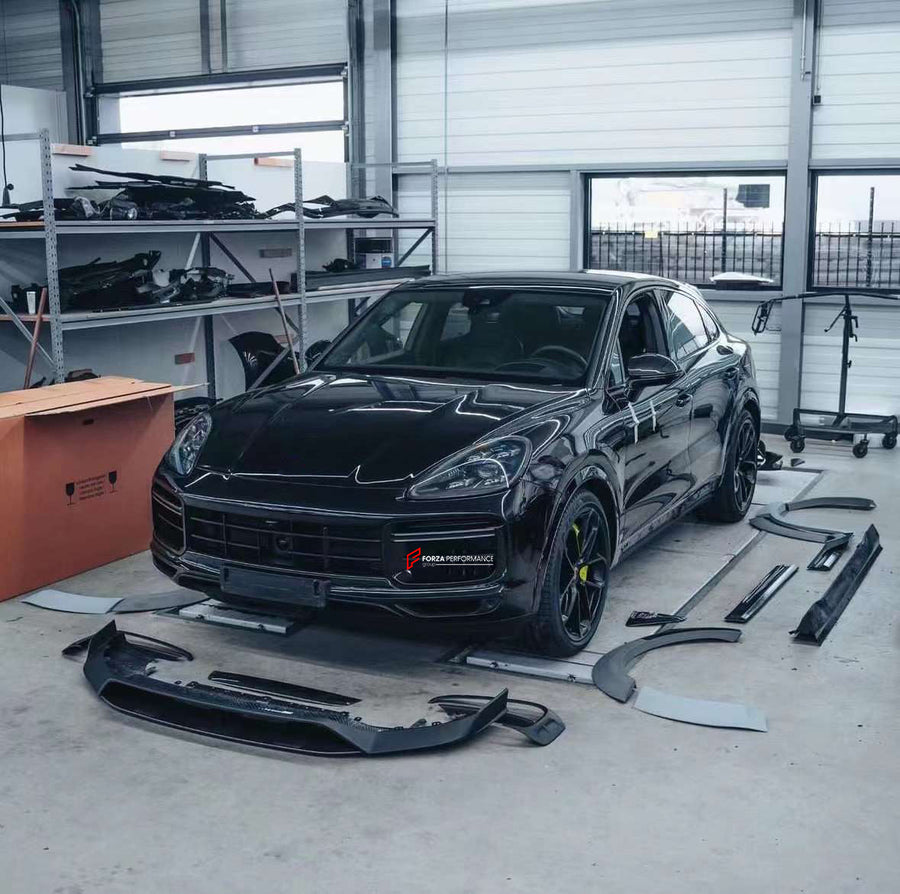 Buy Now WIDE CARBON BODY KIT for PORSCHE CAYENNE III 9Y0 2018+ and upgrade car parts from SIR Tuning at the Best Price. Headlights, Tail lights, Bodykits, Navigations, body kit and more - Fast & Free Shipping within Europe, US & Worldwide.