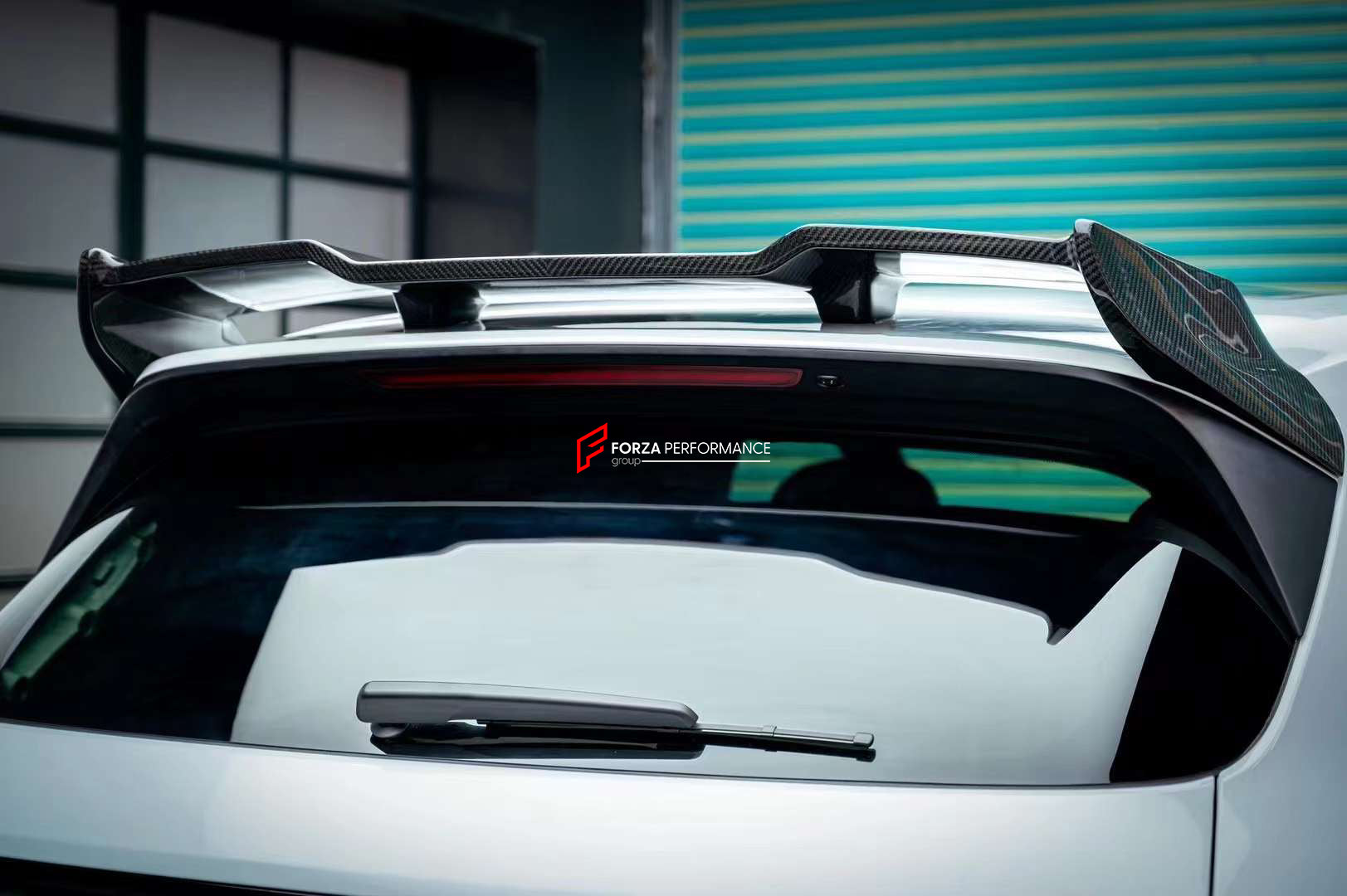 DRY CARBON ROOF SPOILER for PORSCHE CAYENNE E3 9Y 2018 - 2023