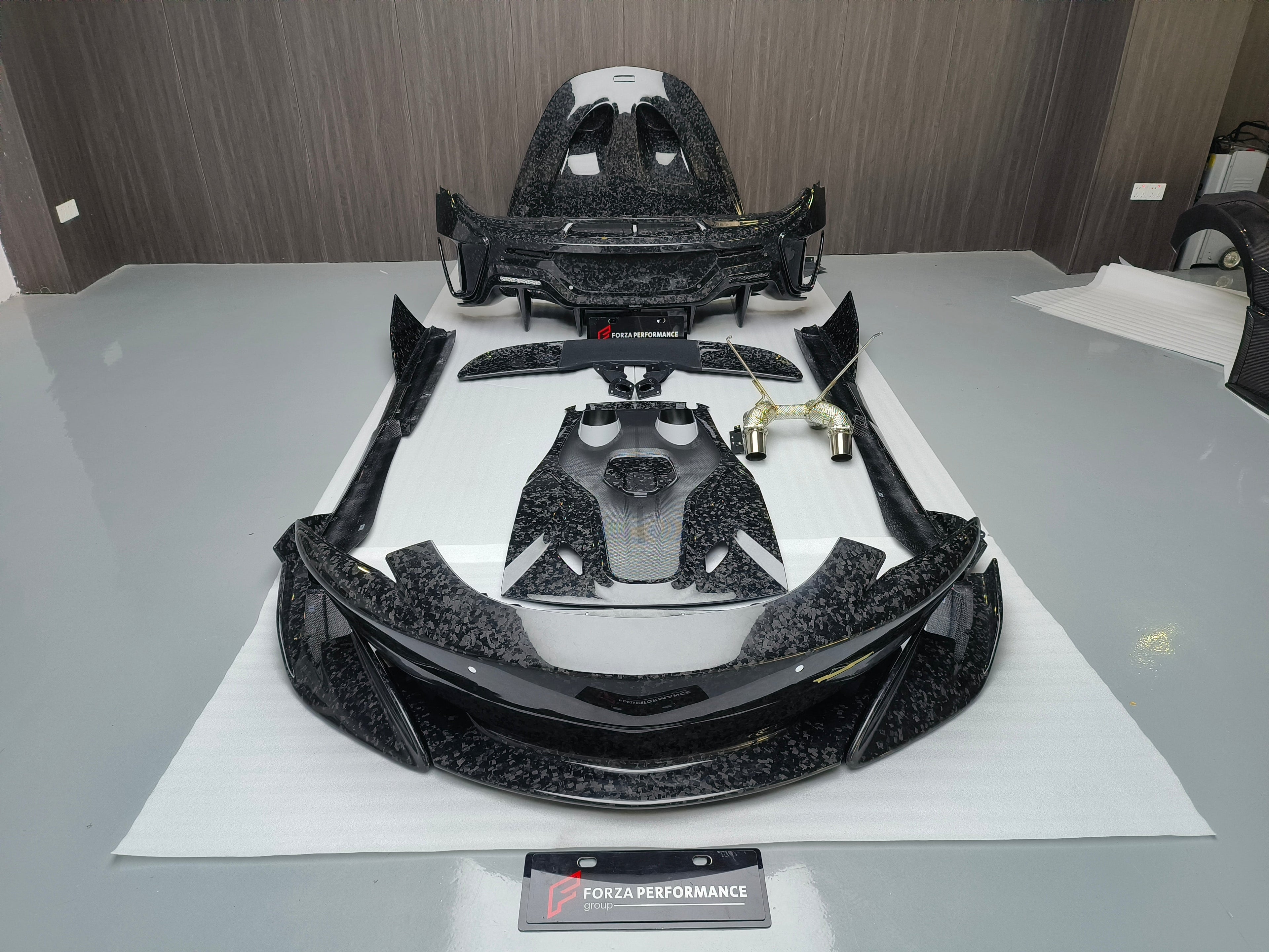 CONVERSION UPGRADE FORGED CARBON BODY KIT for MCLAREN 570S 540C upgrade to 600LT