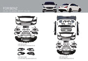 CONVERSION BODY KIT for MERCEDES BENZ CLA CLASS W117 2013 - 2018 UPGRADE to CLA AMG BR17 2013 - 2016