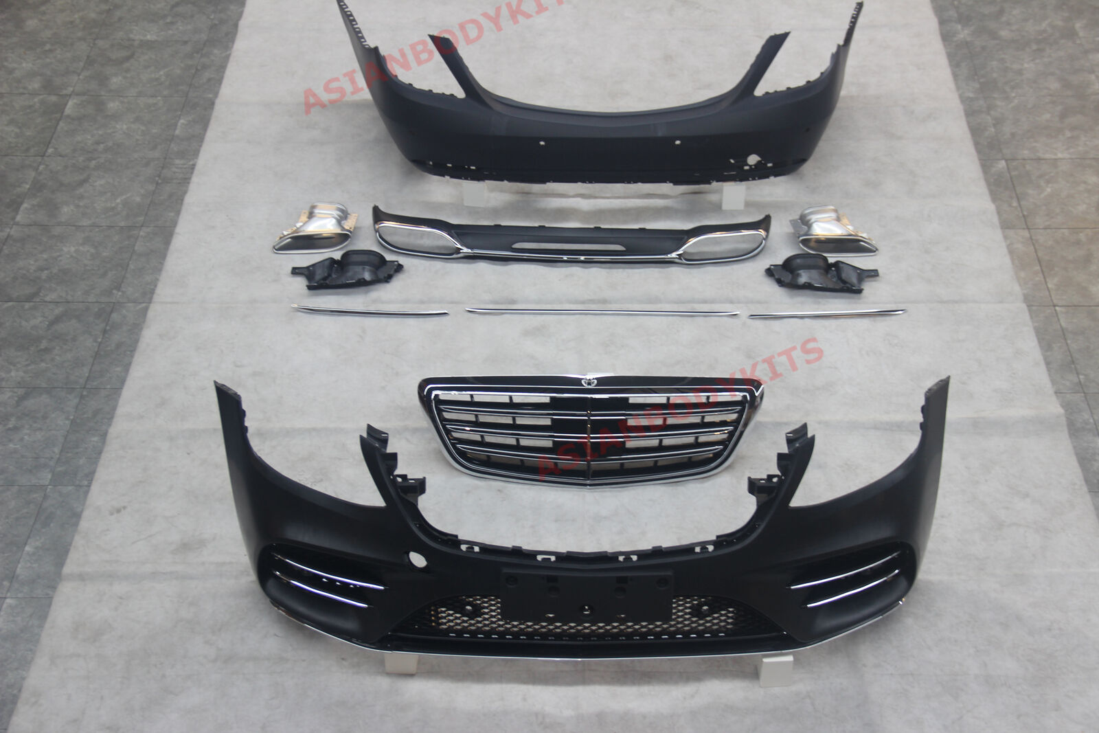 CONVERSION MERCEDES BENZ S550 AMG BODY KIT for MERCEDES BENZ S CLASS W222 S400 2017 - 2020