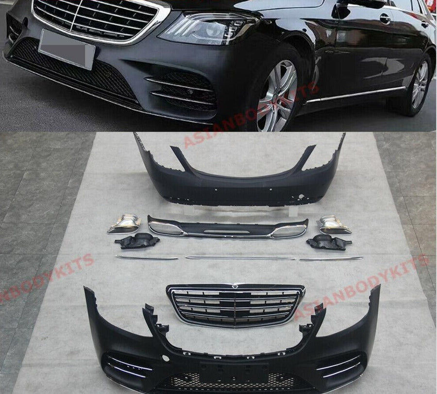Buy Now CONVERSION MERCEDES BENZ S550 AMG BODY KIT for MERCEDES BENZ S CLASS W222 S400 2017 - 2020 and upgrade car parts from SIR Tuning at the Best Price. Headlights, Tail lights, Bodykits, Navigations, body kit and more - Fast & Free Shipping within Europe, US & Worldwide.