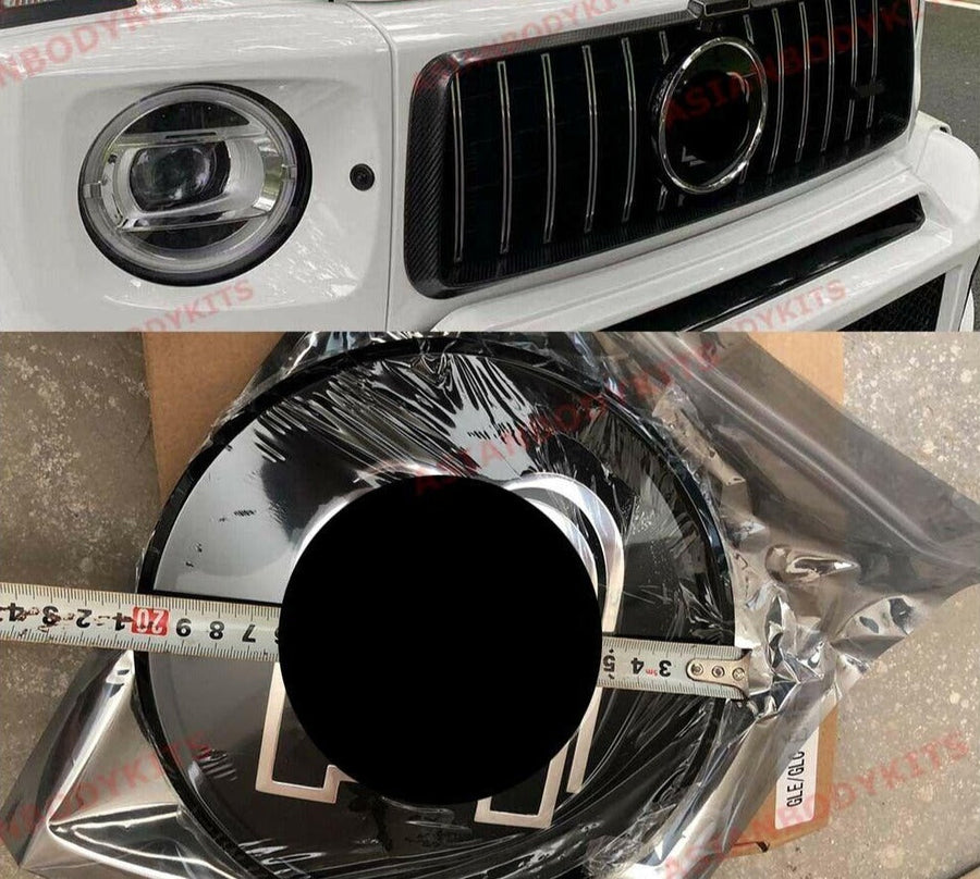 Buy Now FRONT GRILLE EMBLEM NO ACC for MERCEDES BENZ G CLASS W463A W464 G63 G550 2018 - 2024 and upgrade car parts from SIR Tuning at the Best Price. Headlights, Tail lights, Bodykits, Navigations, body kit and more - Fast & Free Shipping within Europe, US & Worldwide.