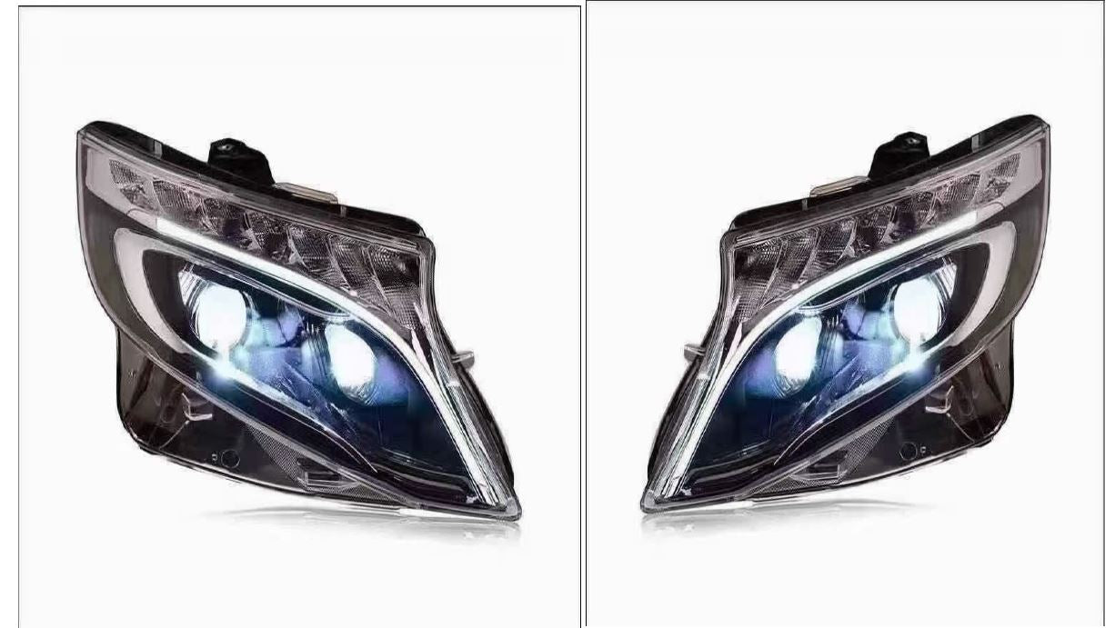 SET OF TAILLIGHT AND HEADLIGHTS for MERCEDES BENZ V CLASS VITO METRIS