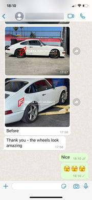 17 INCH FORGED WHEELS RIMS for PORSCHE 911 964 C4 COUPE 1989