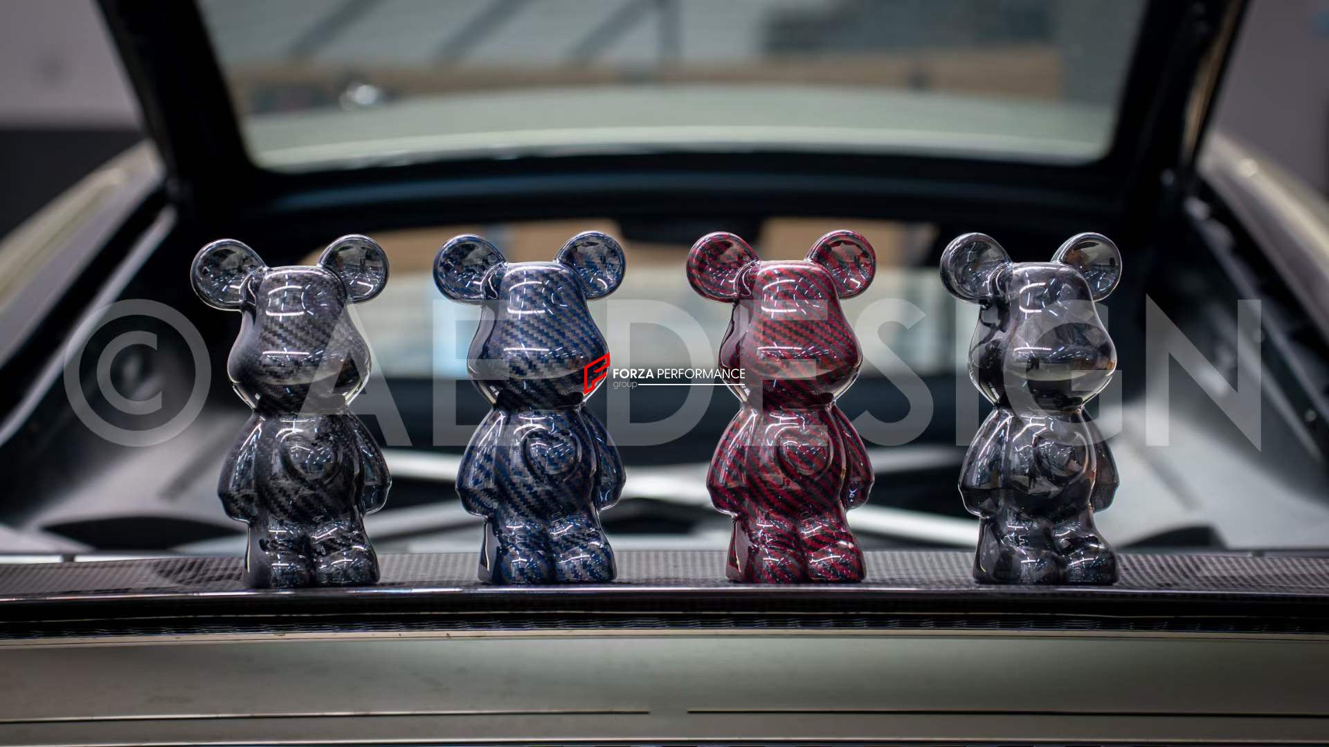 MULTICOLOR DRY CARBON | FORGED CARBON BEARS