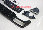 REAR DIFFUSER WITH EXHAUST TIPS E63 AMG STYLE for MERCEDES BENZ E CLASS W213 E300 E350 E400 AMG SPORT SEDAN 2016 - 2020