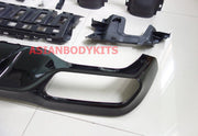 REAR DIFFUSER WITH EXHAUST TIPS E63 AMG STYLE for MERCEDES BENZ E CLASS W213 E300 E350 E400 AMG SPORT SEDAN 2016 - 2020