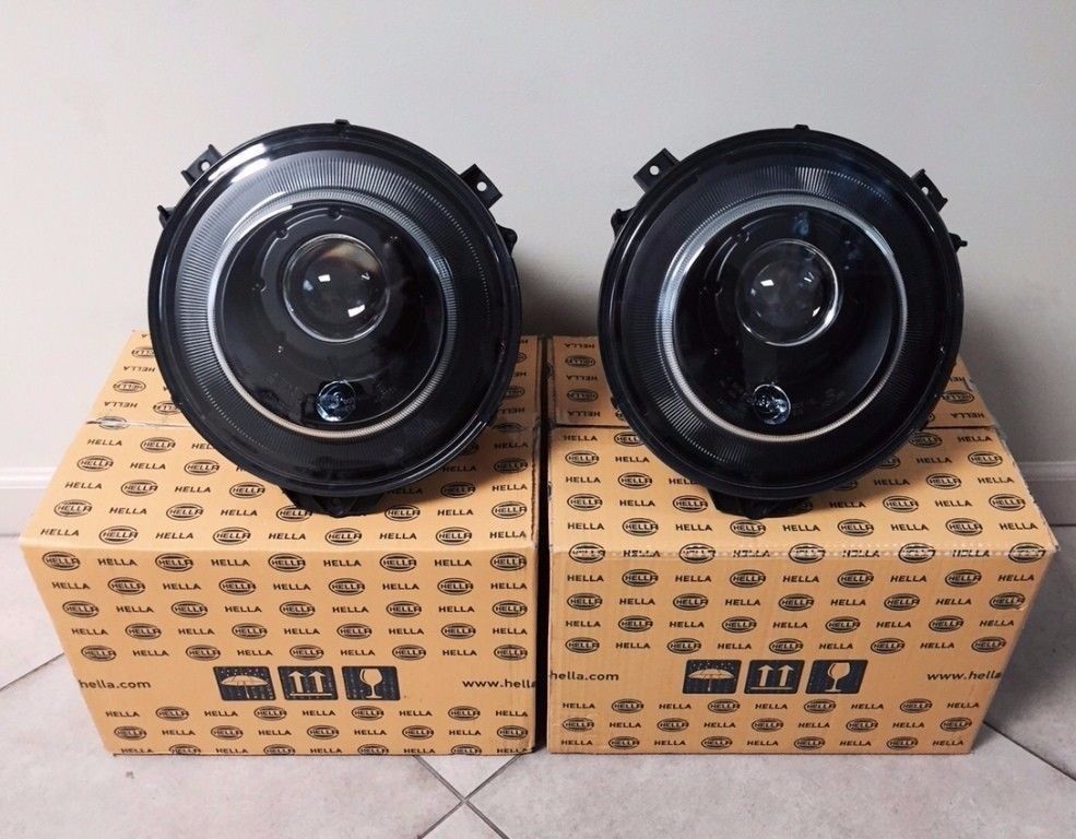 for Mercedes Benz G-Class W463 Black Headlights BI xenon Hella G500 G63
