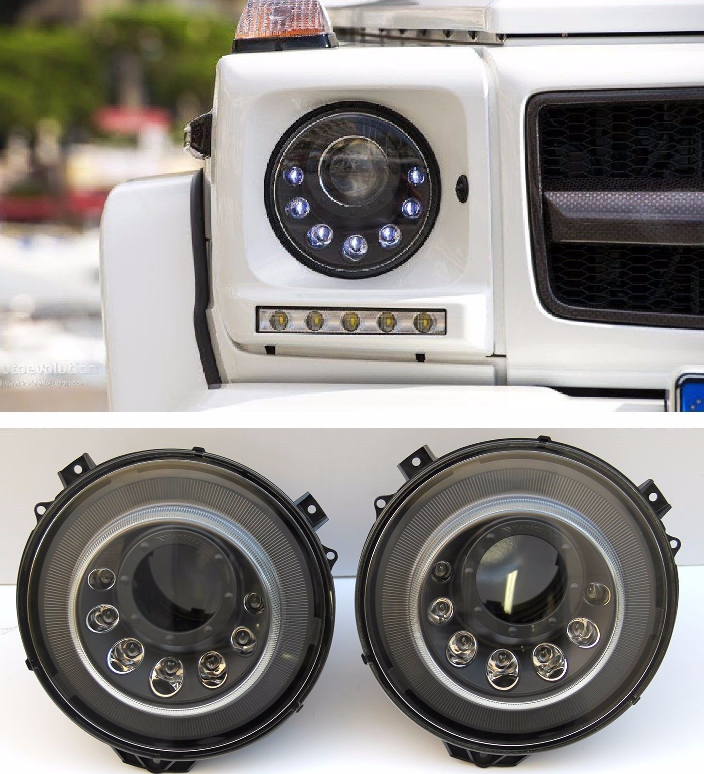 LED DRL HEADLIGHTS for MERCEDES BENZ G-CLASS