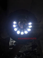 for Mercedes Benz G-class W463 Black LED Headlights Mans TURN FUNCTION 2008+